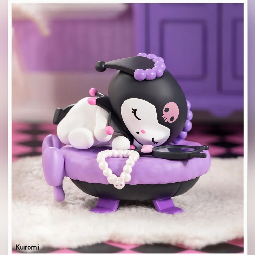Pop Mart Sanrio Fall Asleep Kuromi figure